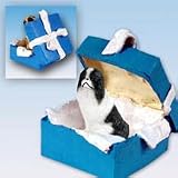 JAPANESE CHIN Dogs Unique Gift Box CHRISTMAS ORNAMENT New