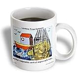 Londons Times Offbeat Cartoons Play On Words - Dolphin-Safe Tuba - Funny Musical Instruments Cartoons - Mugs