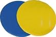 Deluxe Poly Spots - Dozen - 5", Blue - Sports Practice Equipment