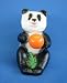 Figur Pandabär mit Ball und Beleuchtung Trafo für Innenbereich