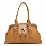 Embassy Solid Genuine Leather Caramel Color Purse