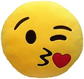 PopWave Emoji Affection Symbol Whatsapp Icon Circle Cushions Plush Doll NANA04