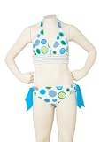 Foiled Rings 2 Pc Halter Swimwear