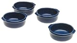 Emile Henry Miniature Casserole Dishes, Set of 4, Azure Blue