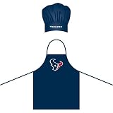 Houston Texans NFL Barbeque Apron and Chef's Hat