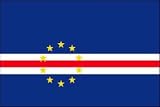 3 x 5 Feet Cape Verde Poly - indoor International Flag Made in US.