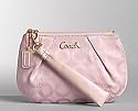 AUTHENTIC COACH PARKER OP ART WRISTLET 42503 (Rosegold/Pink)