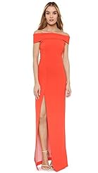 Off the Shoulder Elastane/Polyamide/Ponte/Viscose/Knit Bandage Dress 