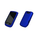 Blackberry Torch 9800 Blue Rubberized Hard Cover Crystal Case
