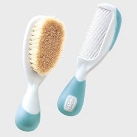 Chicco 66003320000 Natural Silk Brush and Comb Blue