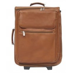 Buy Computer Bag Mini Roller - Saddle - by Piel Leather - 2101SDL (Saddle) (16.5H x 12.5W x 6D) by Piel Leather, Inc