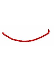 Sterling Silver 16inch Red Satin Cord Necklace 16 Inches