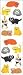 Chubby Cats Stickers by Mrs. Grossman's