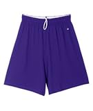 Mens Badger Jersey Short with 7'' Inseam Purple Med