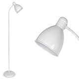 from RING Modern Gloss White Adjustable Reading/Craft Floor Lamp