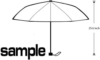 Generic Personalized Giraffe Family in the Forest Pattern Sold By Too Amazing Fashion Custom Auto Waterproof Foldable Fabric Umbrella