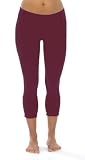  : Beyond Yoga Supplex Gathered Legging (Eggplant, Large)