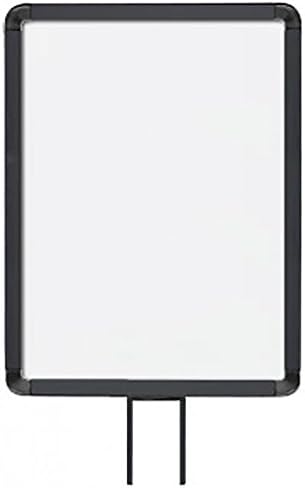 11 X 14 Steel Sign Frame, Fits Lavi Crowd Control Beltrac Stanchions (Sold Separately), Black Matte Finish, Clearance Sale (Sales Are Final)