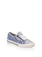 Pepe Jeans Zapatillas Baker Flowers (Azul / Blanco)
