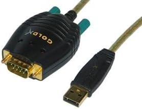 GoldX, 6' USB Serial Adapter (Catalog Category: Cables Computer / Adapter/Gender Changers)