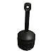 Justrite 26800D Cease-Fire Deco Black Cigarette Butt Receptacle