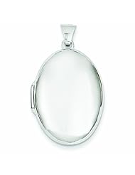 Genuine 14K White Gold White Gold Polished Domed Locket 2 Grams Of Gold 100% Satisfaction Guaranteed.