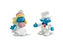 Bride & Groom Wedding SMURF FIGURINE toy cake topper