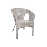 Rattan Chair in White