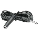 Hosa HPE310 1/4 TRS to 1/4 TRS Headphone Ext Cable 10 Ft