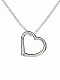 Sterling Silver Floating Heart Pendant