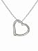 Sterling Silver Floating Heart Pendant