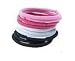Soffe White/Black/Pink/Lt. Blue 10 Pack Hair Ties