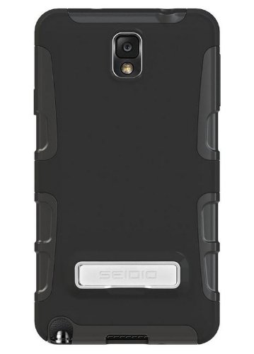 Seidio CSK3SSGT3K-BK DILEX Case with Metal Kickstand for use with Samsung Galaxy Note 3 - Black