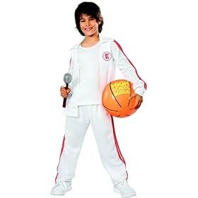 High School Musical Deluxe Troy Warm-Up Jersey with Basketball Costume