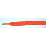 Footgalaxy High Quality Flat Laces For Boots And Shoes, 63, Neon-Orange
