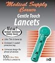 SMU Safety Seal Lancets, Blood Glucose Sterile Lancets, 30G, 100-Count Packages (Pack of 5)