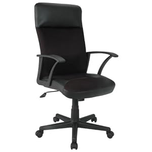 High Back Leather Mesh Combination Executive Swivel