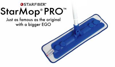 Starfiber Starpro Microfiber Mop and Microfiber Pad Kit 2011 Version Green Trim Pad