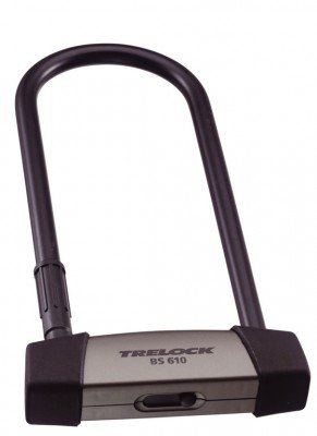 Trelock U-Lock with Bracket, Black, ZB 402BS 610 108-300 D