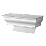 White Traditional Wall Healthy Shelf Designer Towel Dispenser