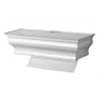 healthy shelf multifold (m-fold) paper towel dispenser,white traditional