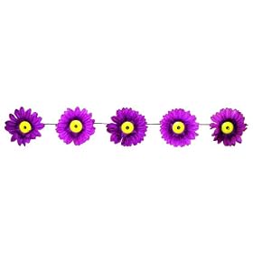 Purple 10-Bulb Flower Power String Lights
