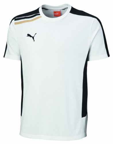 PUMA Herren Trainings-Shirt Esito Tee, white-black, S, 652600 04 Preisvergleich