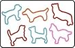 Glow in the Dark Zany Bandz Bag O Dogz Ii Rubberbands Dogs KID TOY Dogs