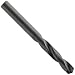Cleveland 2331G High Speed Steel Short Length Drill Bit, Black Oxide, Round Shank, 135 Degree Split Point