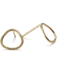 Melissa Joy Manning 14 Karat Gold Triangle Post Earrings