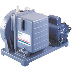Welch DuoSeal High-Vacuum Pumps; Model 1402; Two Stage; 160 L/min.; 19-1/4 x 12-1/4 x 15-5/8 in.