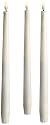 GKI Bethlehem Lighting 12-Inch White Taper Candle 3-Pack   with Flicker Bulbs, Battery Operated