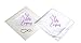 No Ugly Crying Wedding Handkerchief With Included Gift Box by Wedding Tokens- Perfect Gift For a Bridesmaid (Purple)