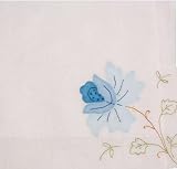 Adorable Floral Embroidered Handkerchief